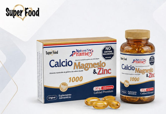 Calcio Magnesio y Zinc 1000